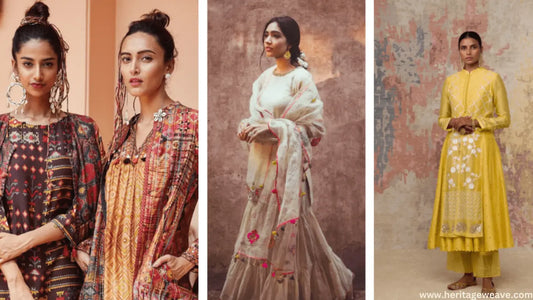 Top-5-Trending-Ethnic-Wear-Styles-for-the-Upcoming-Festival-Season Heritage Weaves