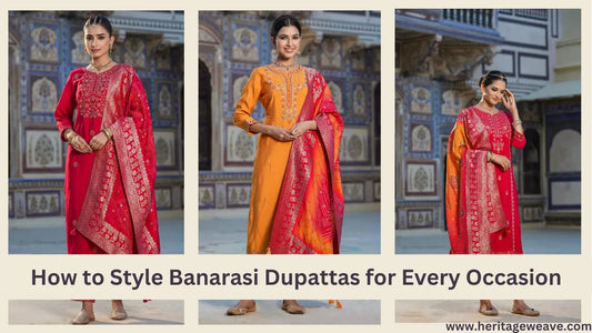 How-to-Style-Banarasi-Dupattas-for-Every-Occasion Heritage Weaves