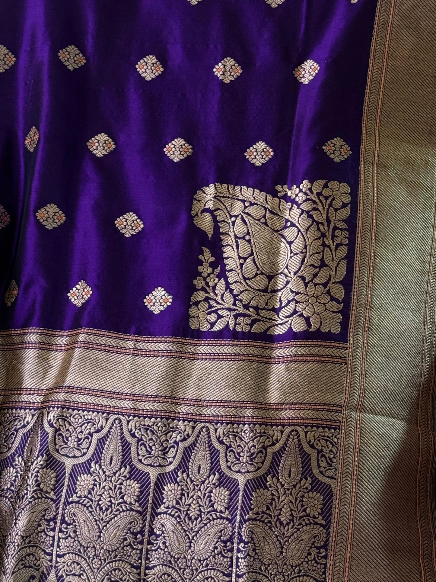 Katan Silk Dupatta Heritage Weaves