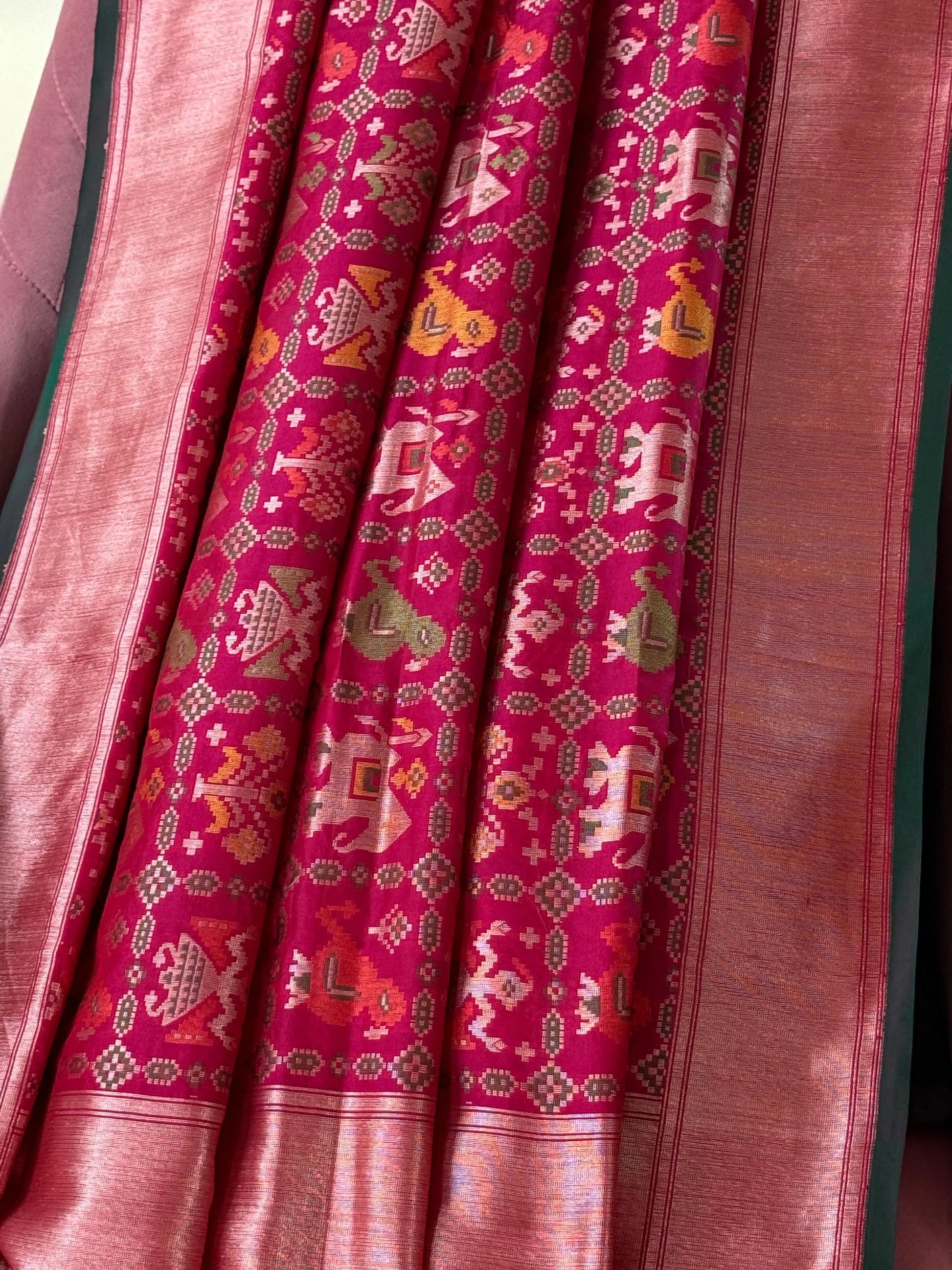 Katan Silk Dupatta Heritage Weaves