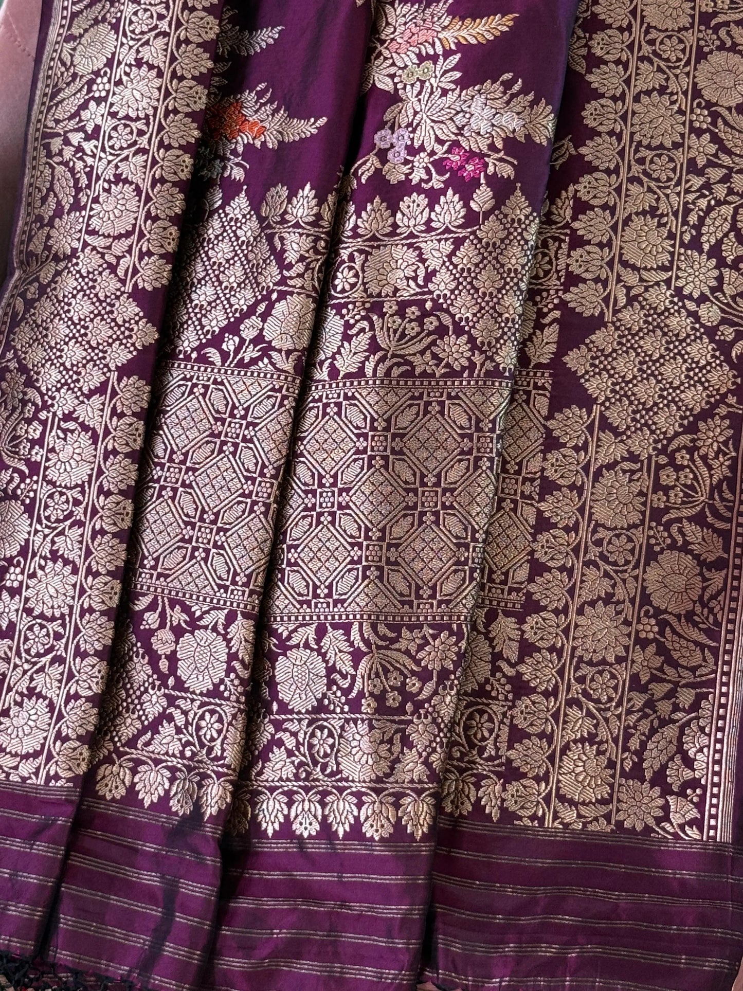 Katan Silk Dupatta Heritage Weaves