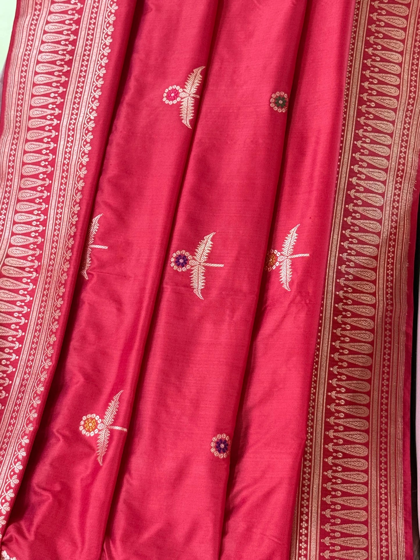 Katan Silk Dupatta Heritage Weaves