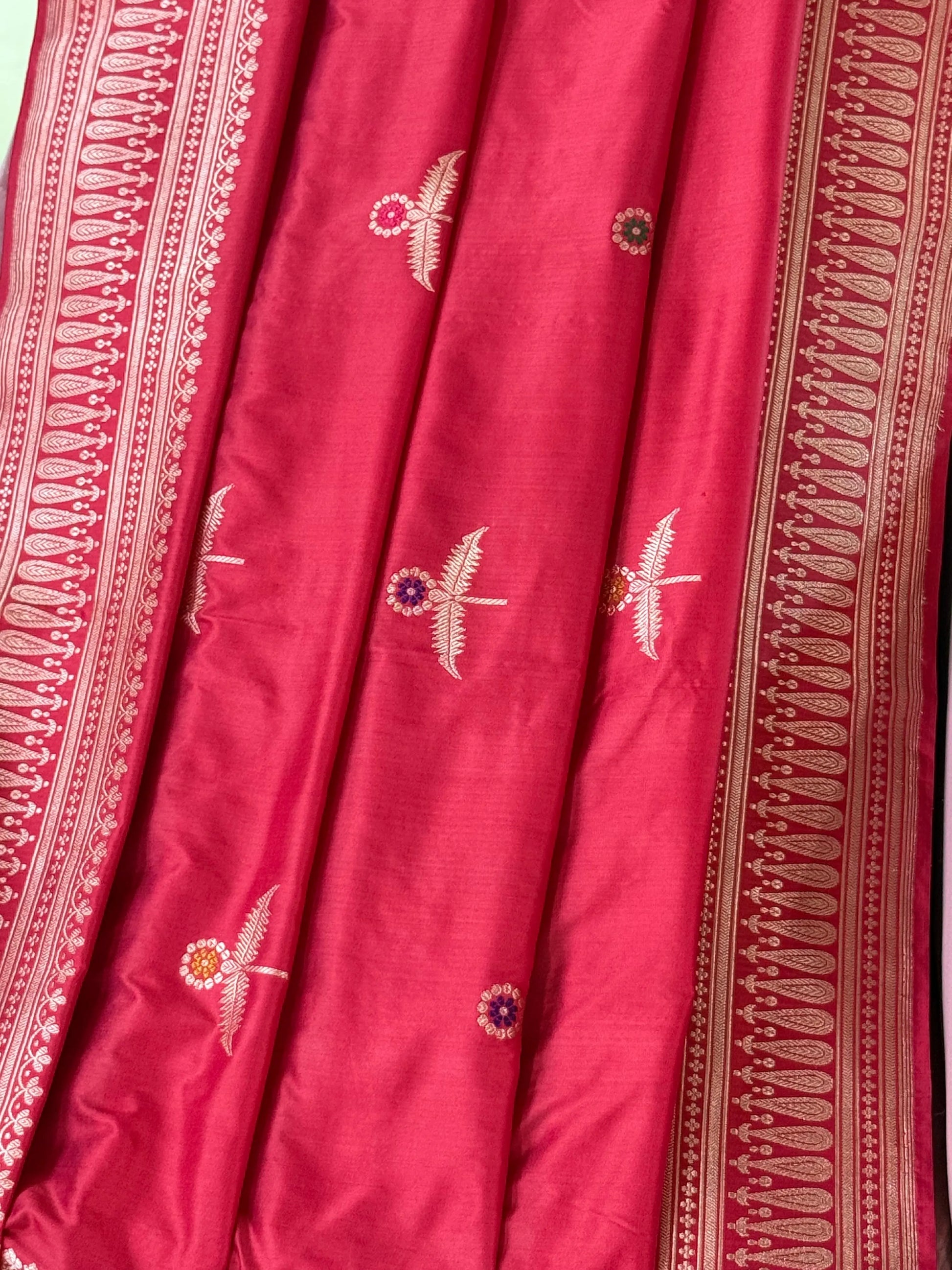 Katan Silk Dupatta Heritage Weaves