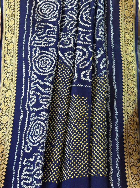 Premium Banarasi Bandhani Dupatta Heritage Weaves