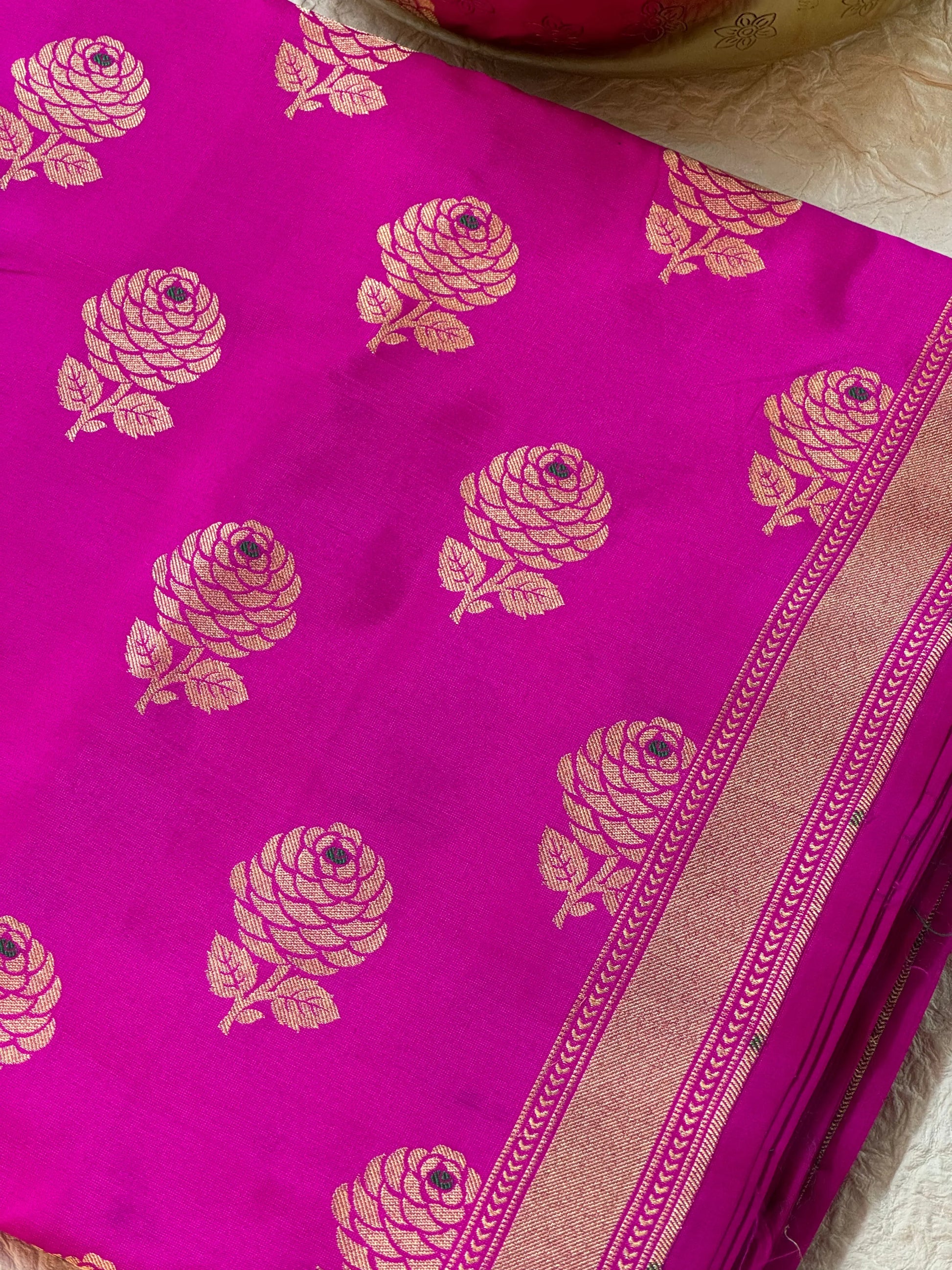 Katan Silk Fabric Heritage Weaves Online