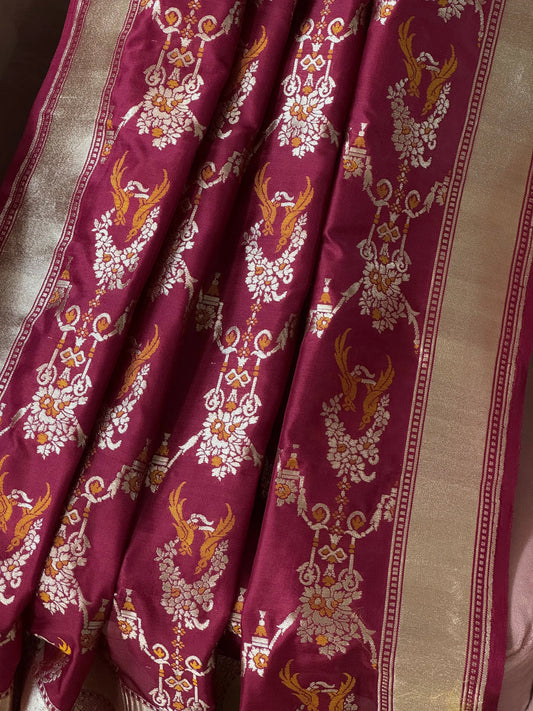 Katan Silk Dupatta Heritage Weaves Online