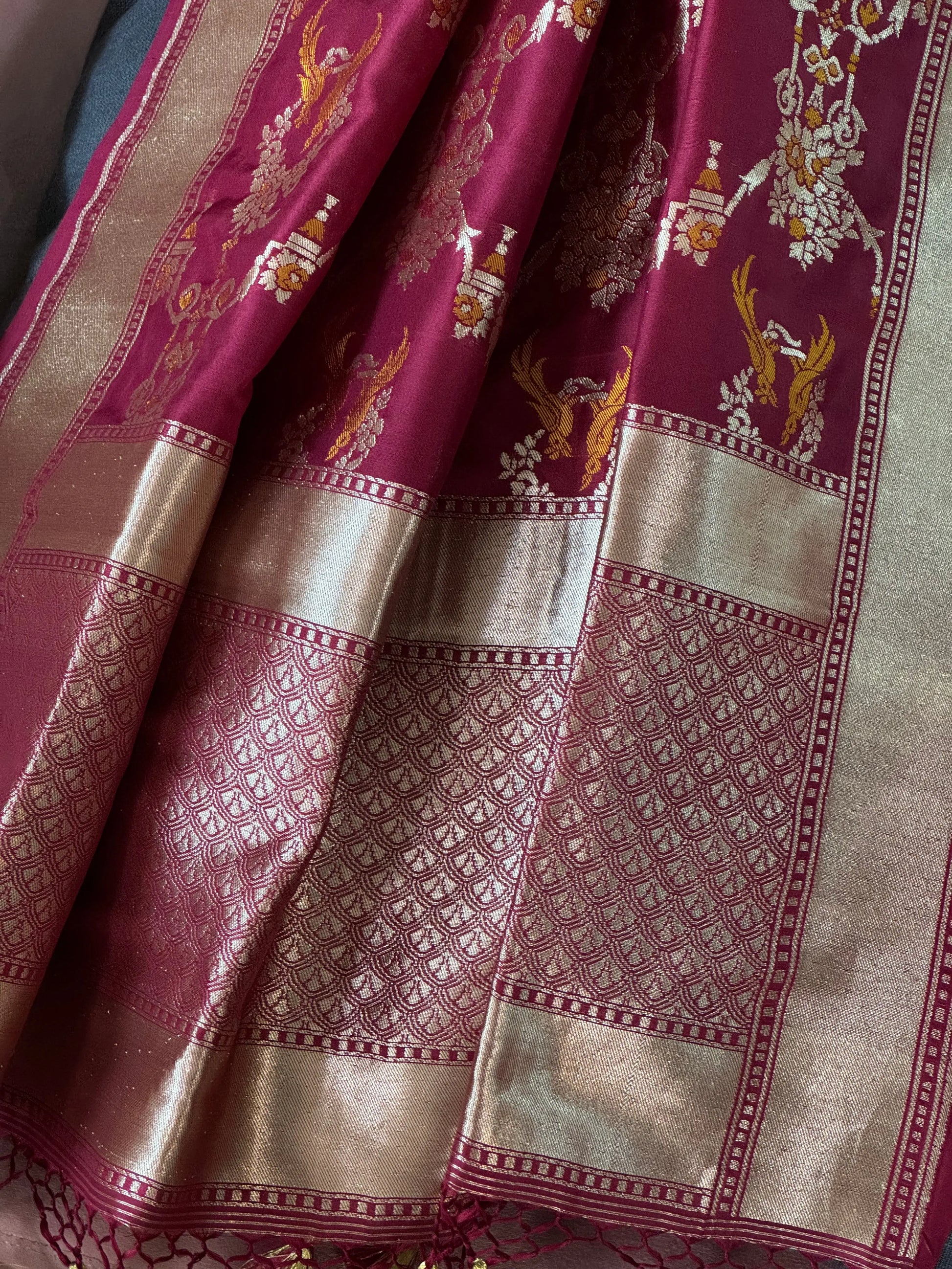 Katan Silk Dupatta Heritage Weaves Online