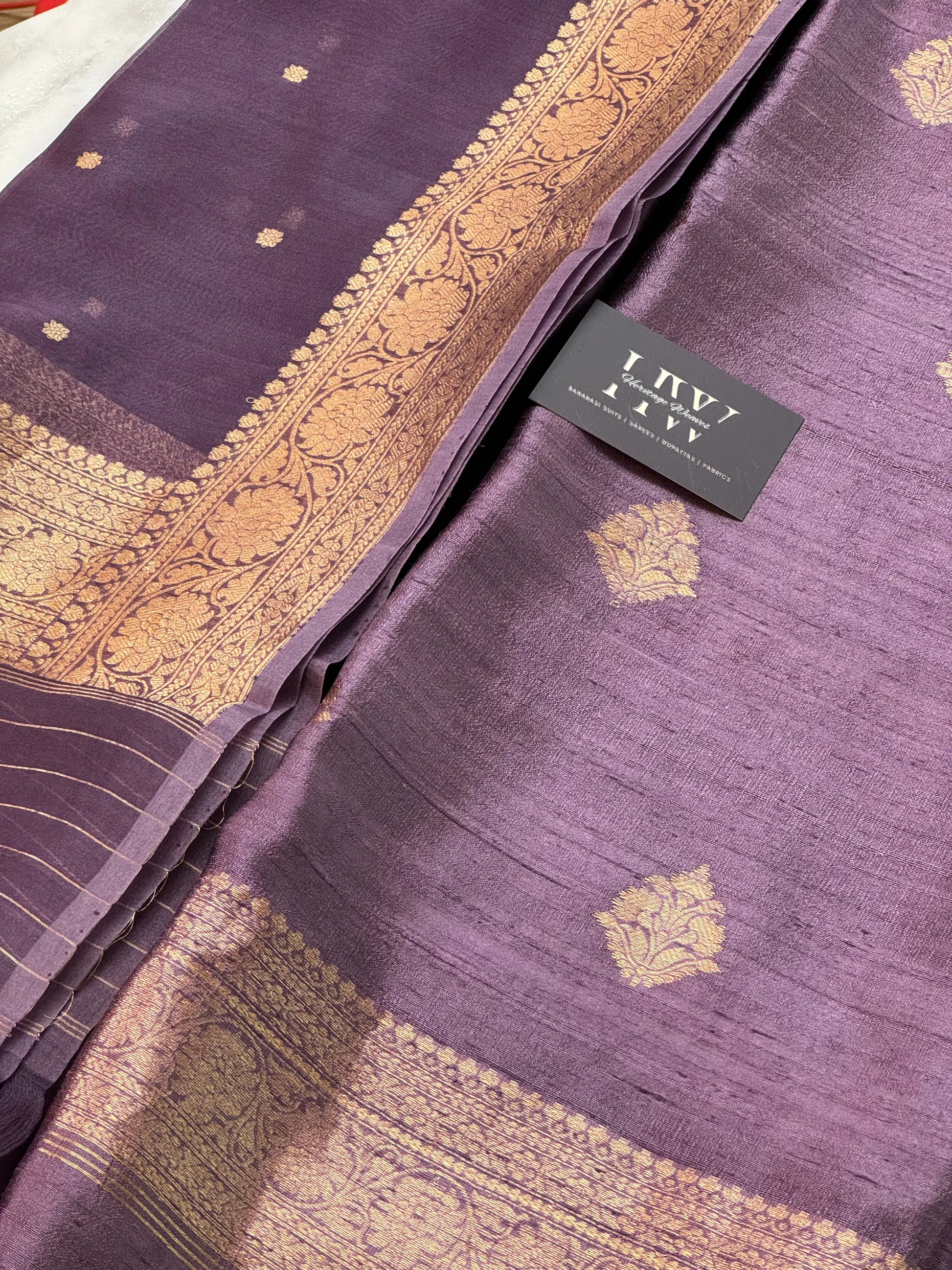 Raw Silk Suit With Kora Silk Dupatta Heritage Weaves