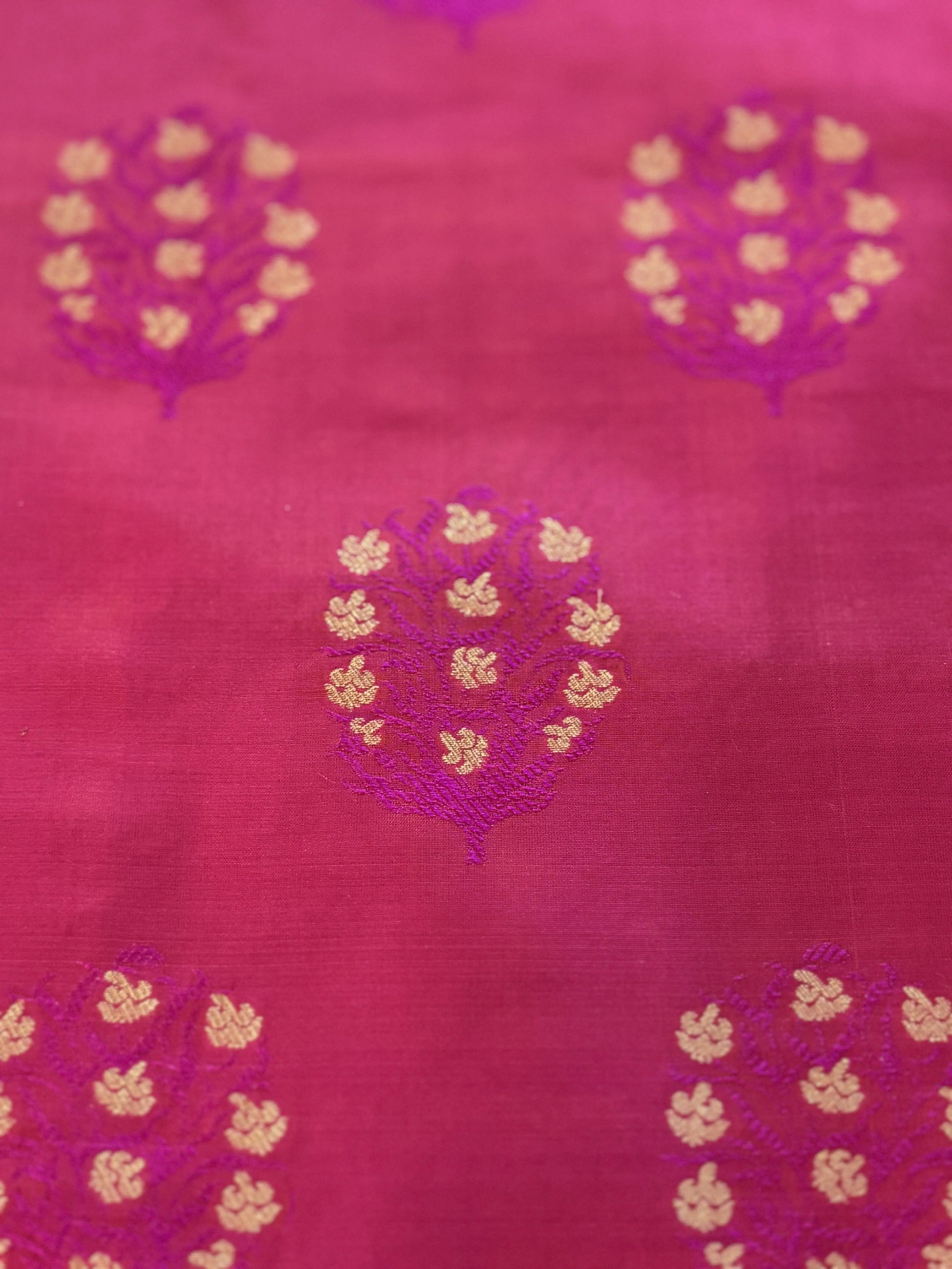 Katan Silk Tanchoi Fabric Heritage Weaves Online