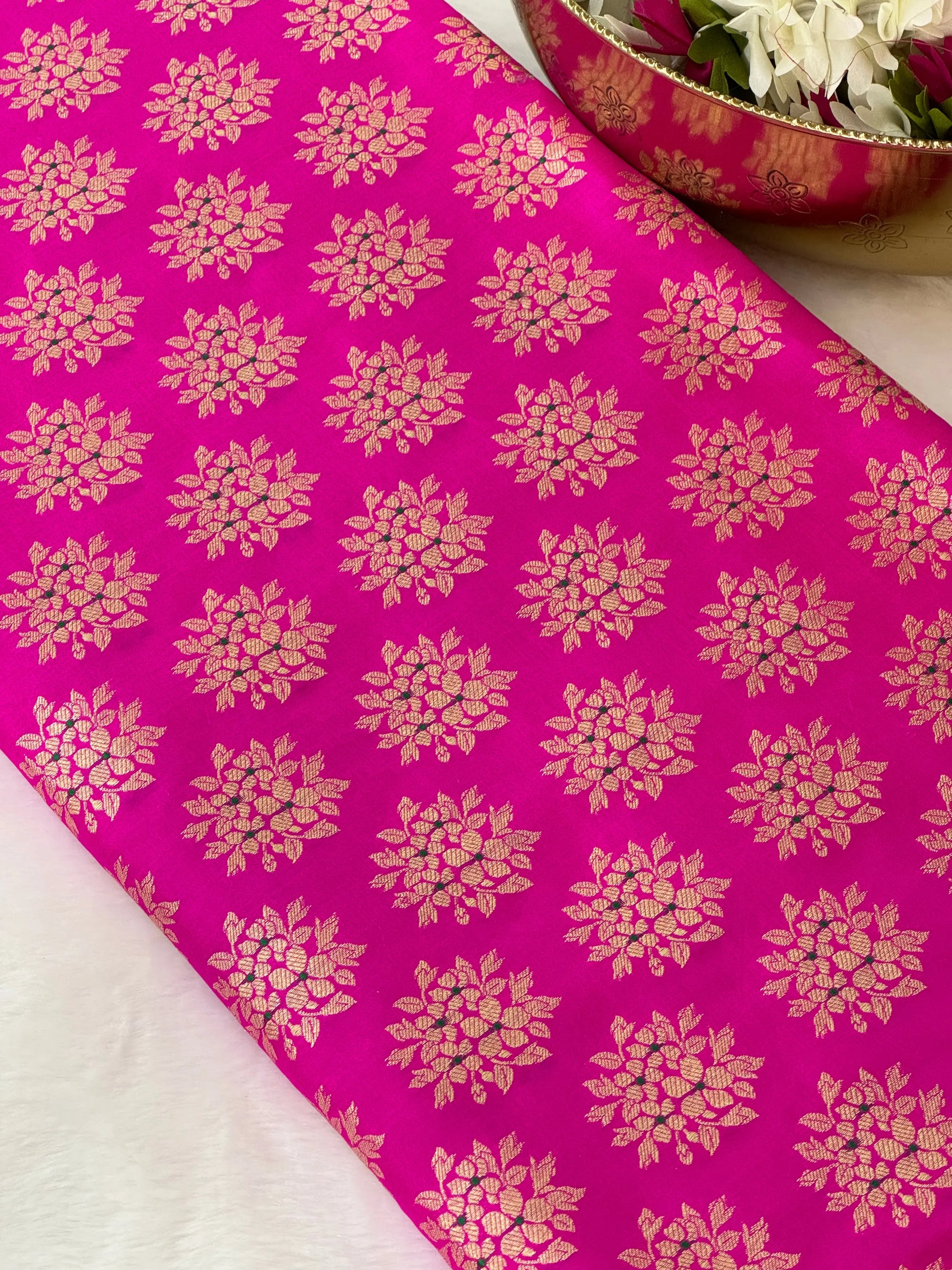 Katan Silk Fabric Heritage Weaves Online