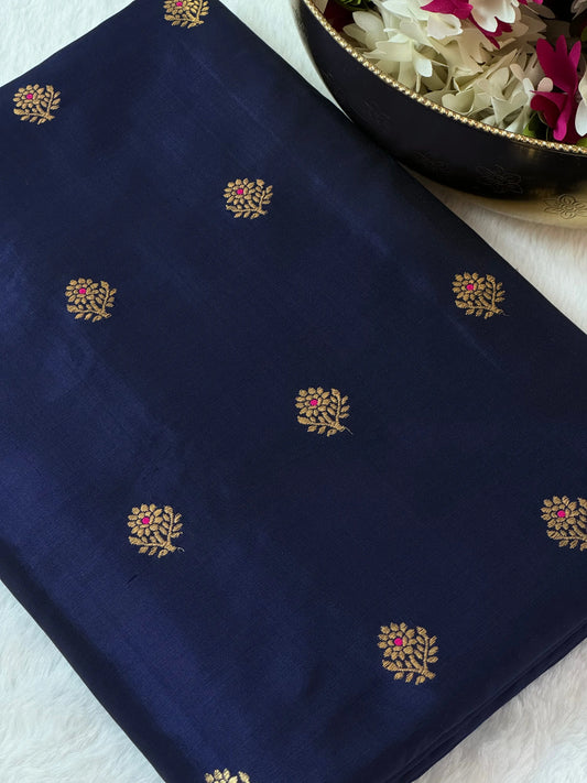 Katan Silk Khadua Fabric Heritage Weaves Online