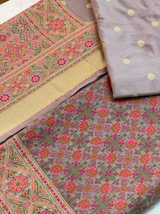 Katan Silk Suit Set Heritage Weaves Online