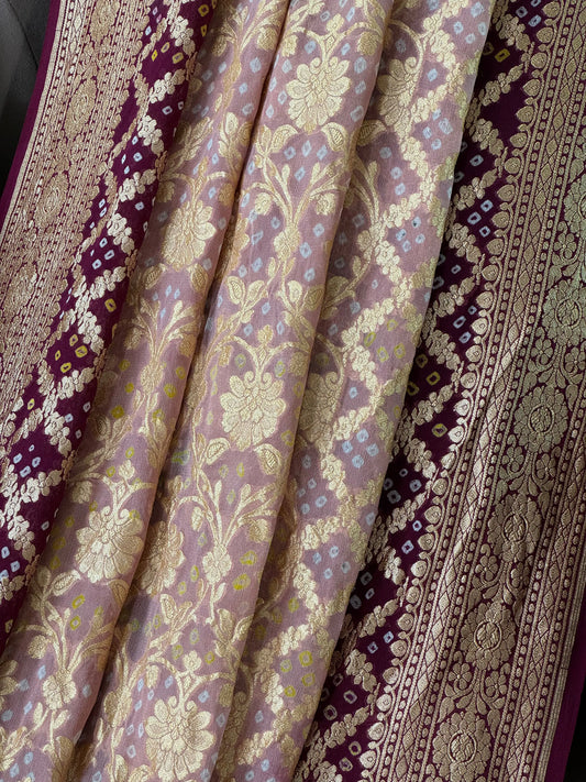 Banarasi Bandhani Dupatta Heritage Weaves Online