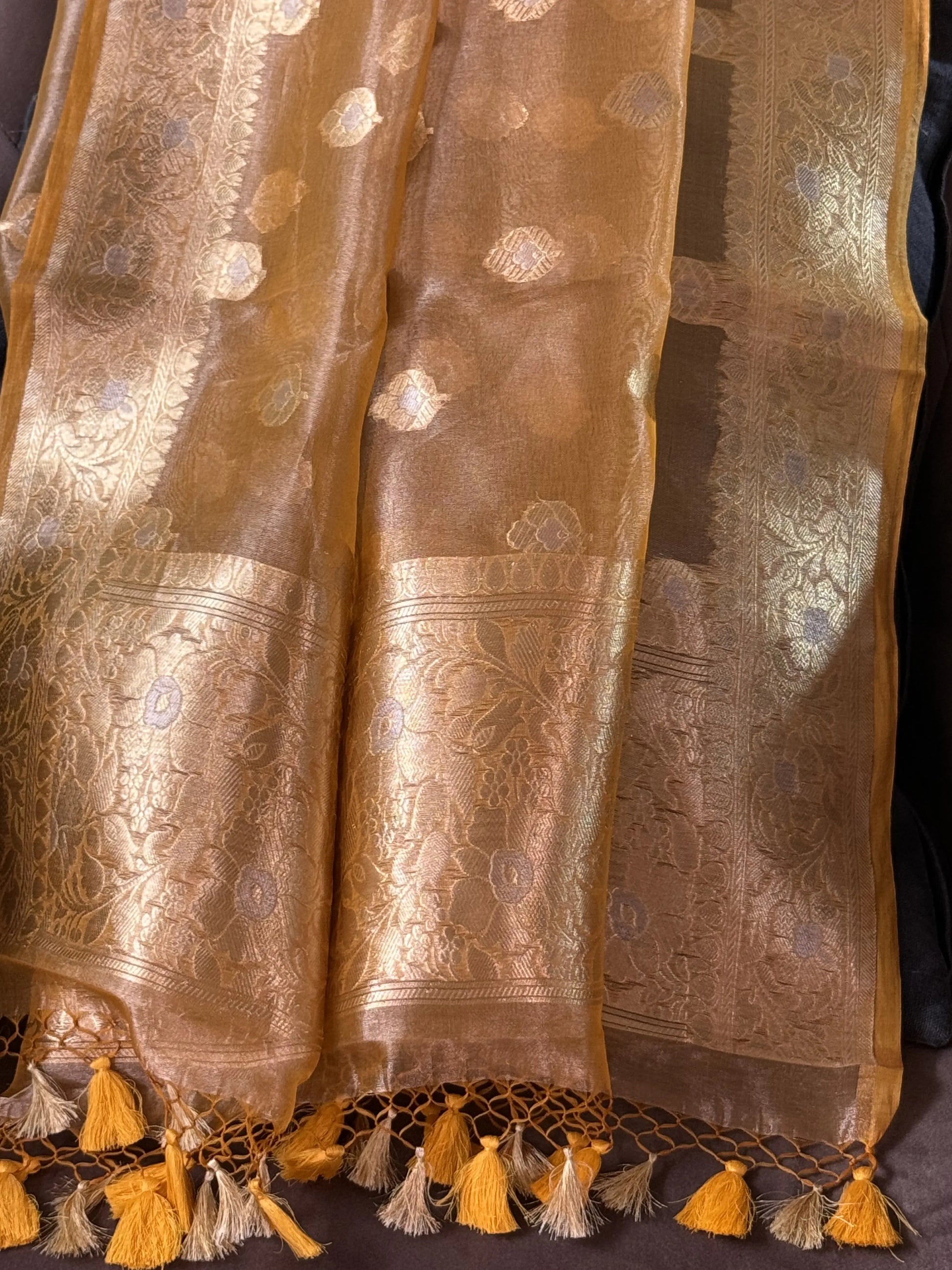 Tissue Silk Dupatta Heritage Weaves Online