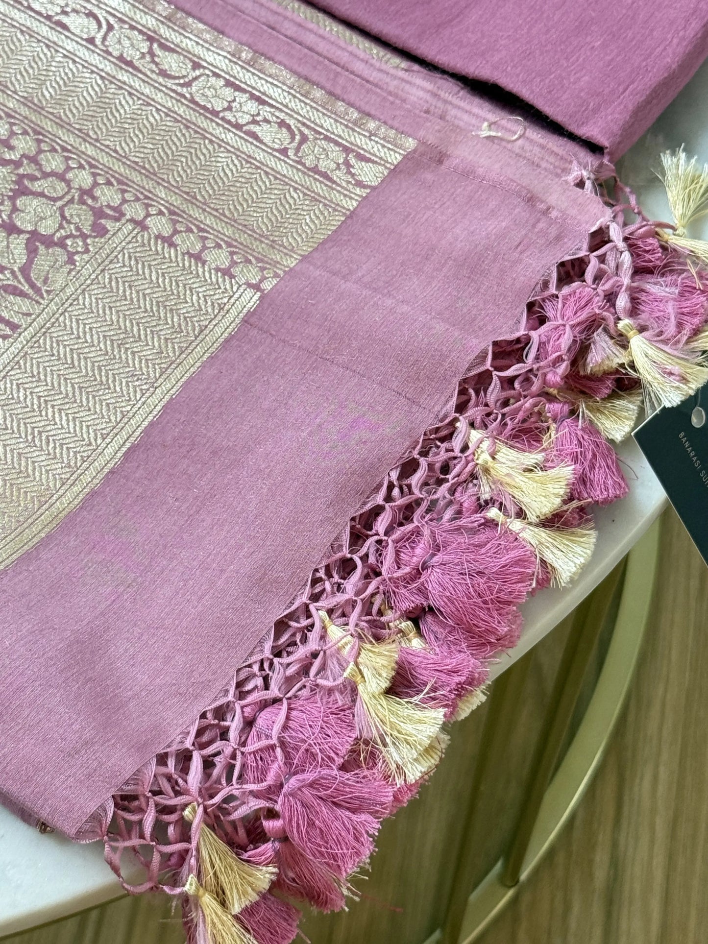 Munga Silk Suit with Dupatta Heritage Weaves Online