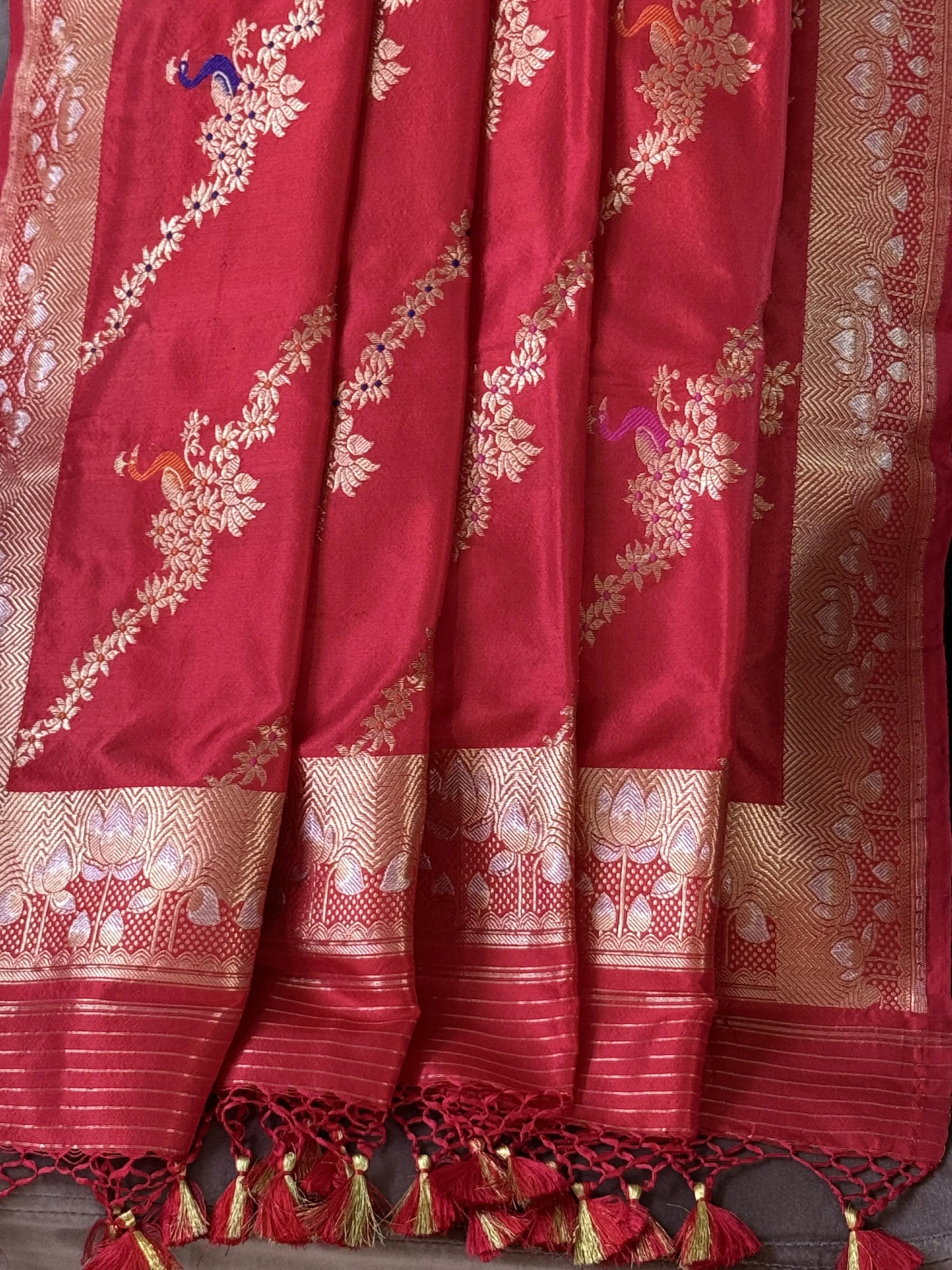 Katan Silk Dupatta Heritage Weaves Online