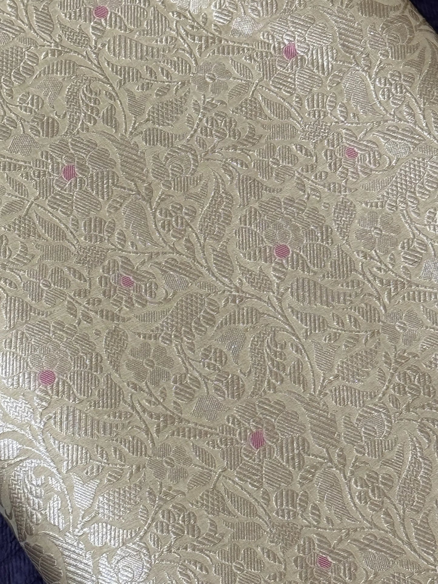 Katan Silk Brocade Fabric Heritage Weaves Online