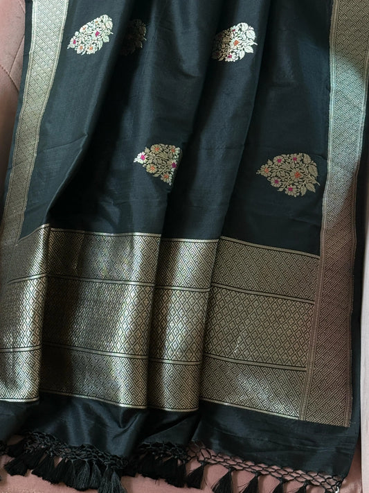 Katan Silk Dupatta Heritage Weaves Online