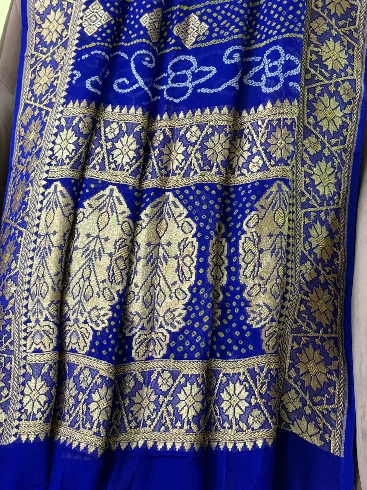 Banarasi Bandhani Dupatta Heritage Weaves