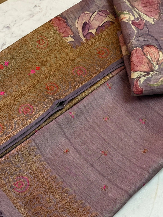 Tussar Silk Suit Heritage Weaves