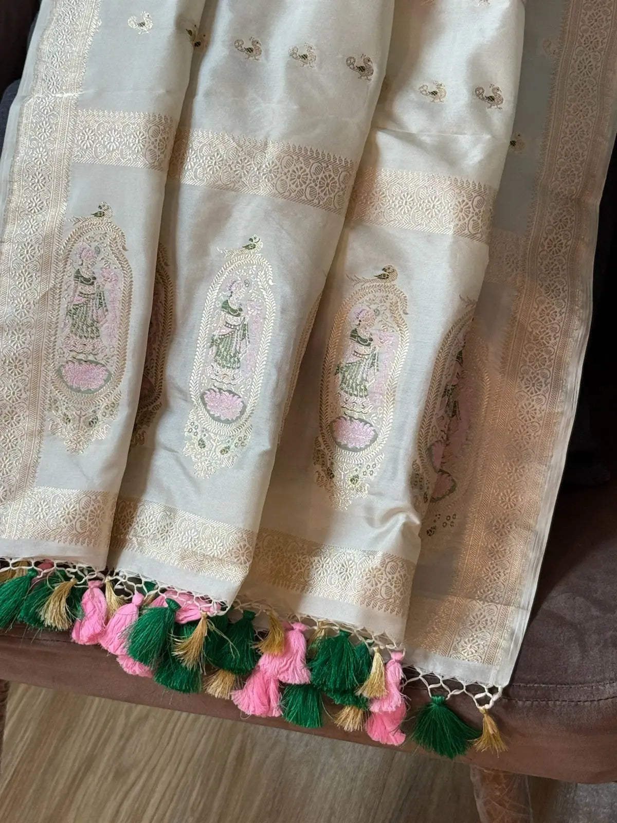 Katan Silk Dupatta Heritage Weaves Online