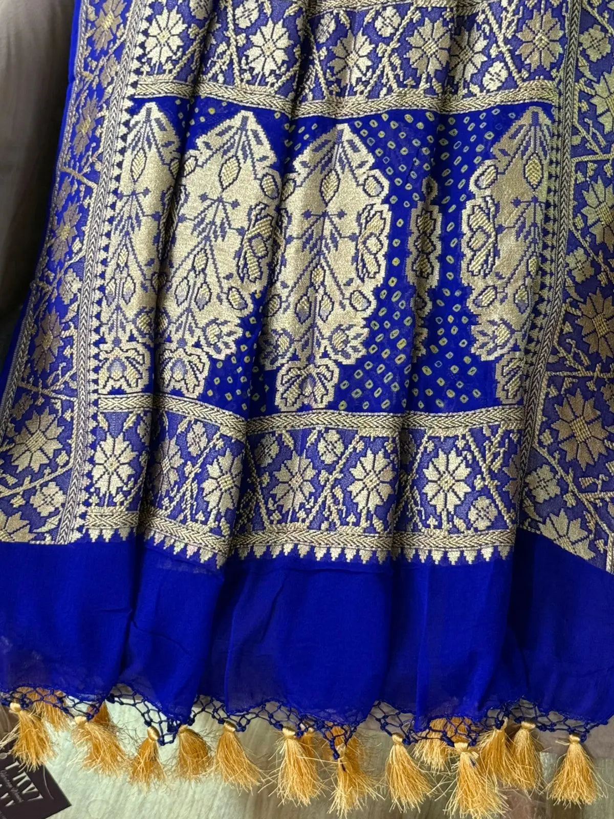 Banarasi Bandhani Dupatta Heritage Weaves