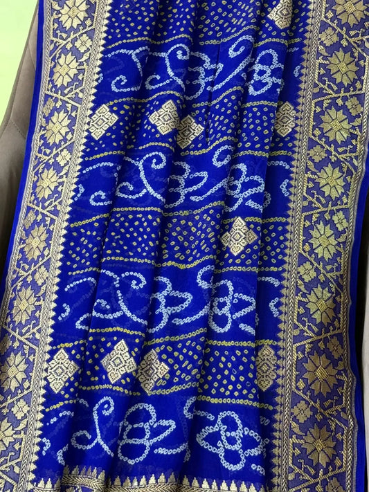 Banarasi Bandhani Dupatta Heritage Weaves