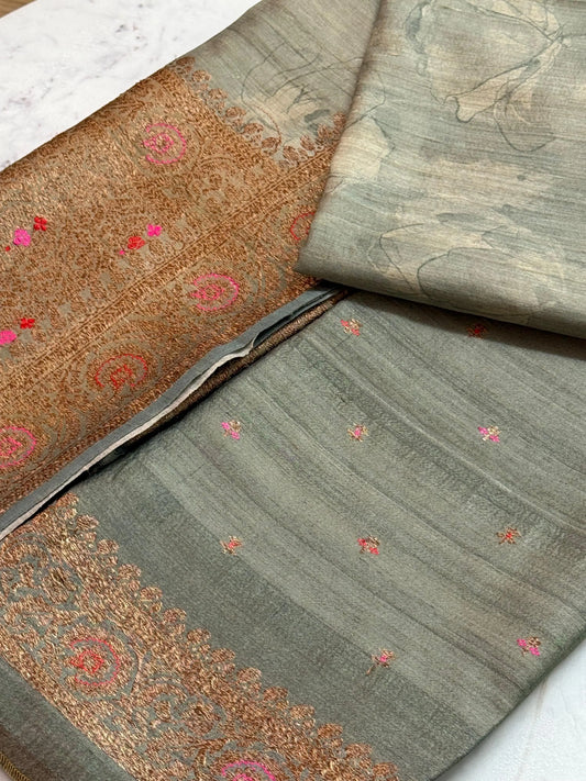 Tussar Silk Suit Heritage Weaves